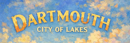 Welcome sign for Dartmouth, Nova Scotia