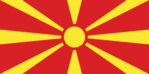 North Macedonia Flag
